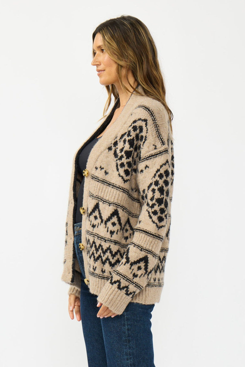Lovestitch Sora Button Front Cardigan