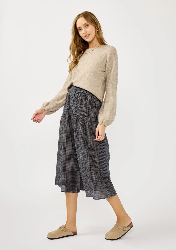 Lovestitch Checkered Cotton Skirt