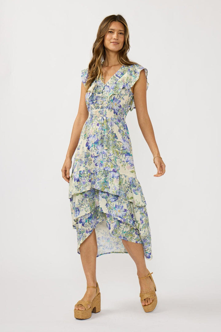 Lovestitch Marla Ruffle Midi Dress