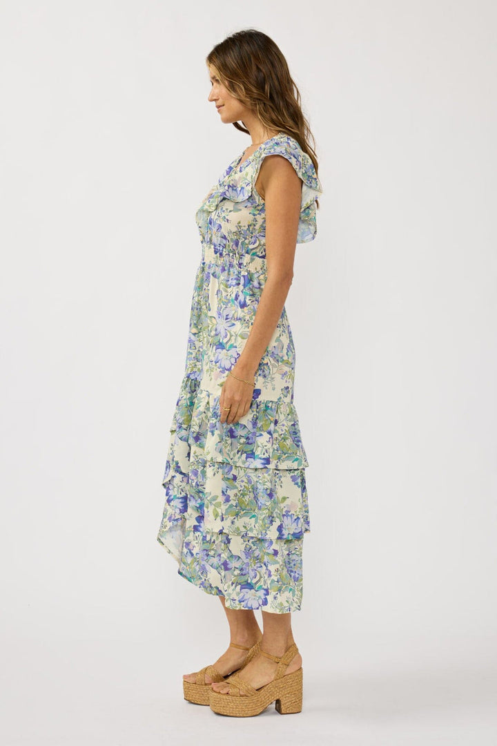 Lovestitch Marla Ruffle Midi Dress