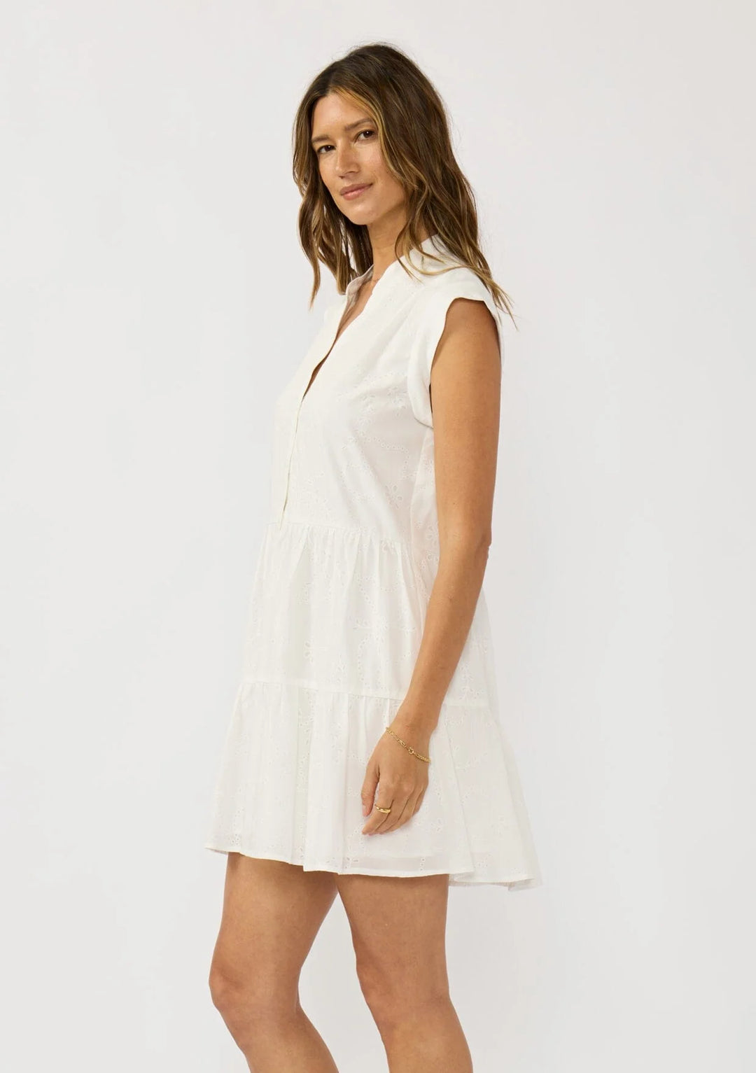 Lovestitch Elisia Eyelet Mini Dress