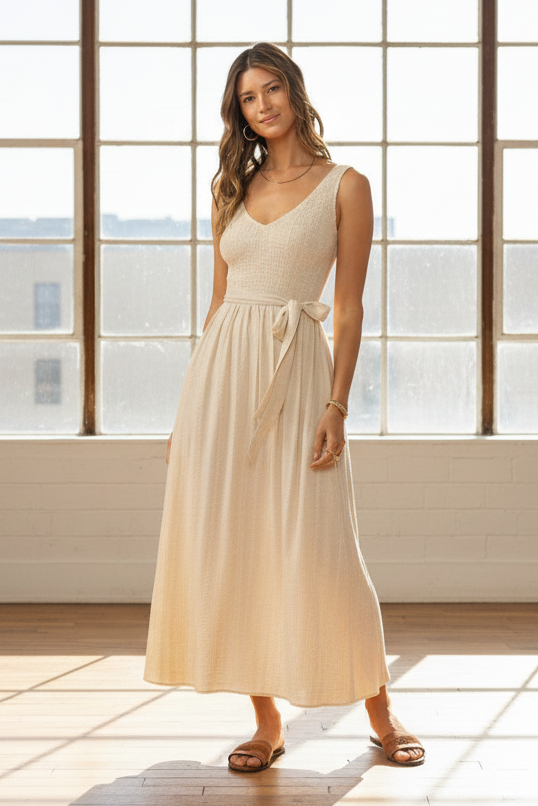 Lovestitch Keira Smocked Midi Dress