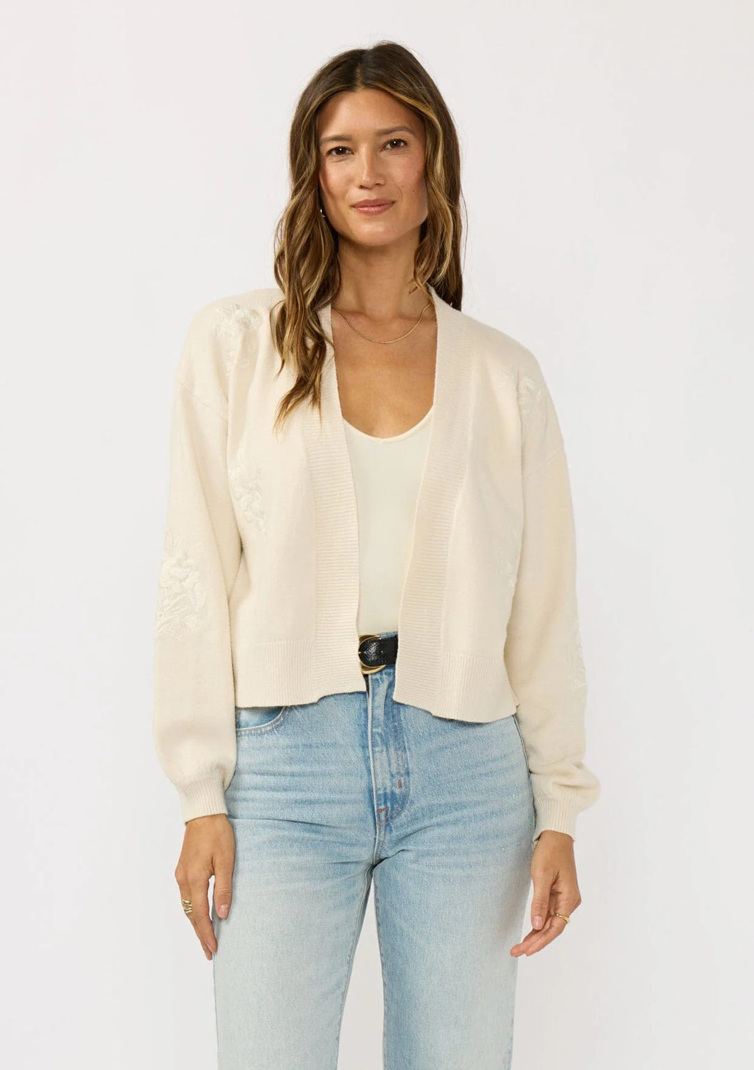 Lovestitch Brinley Embroidered Cardigan