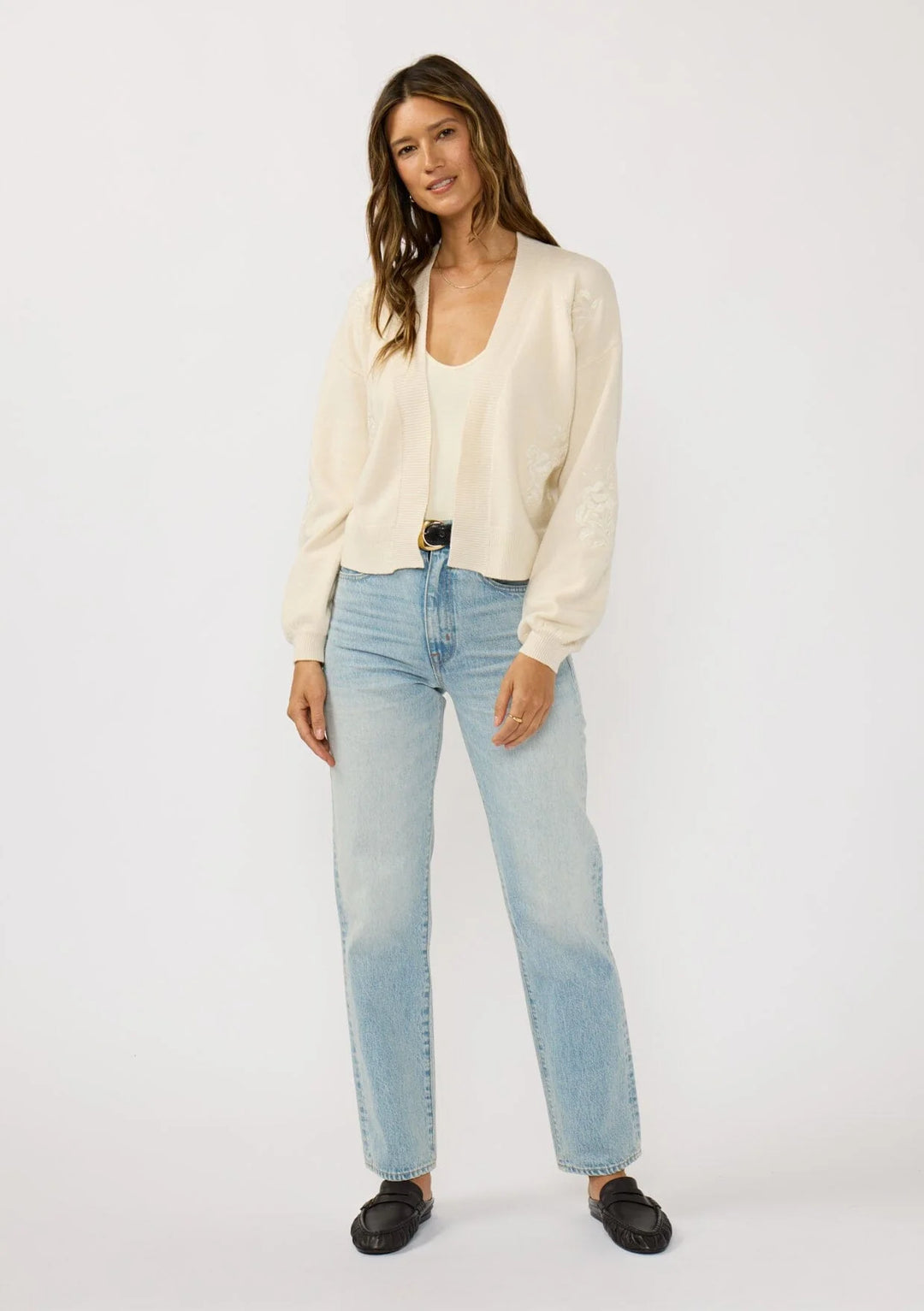 Lovestitch Brinley Embroidered Cardigan