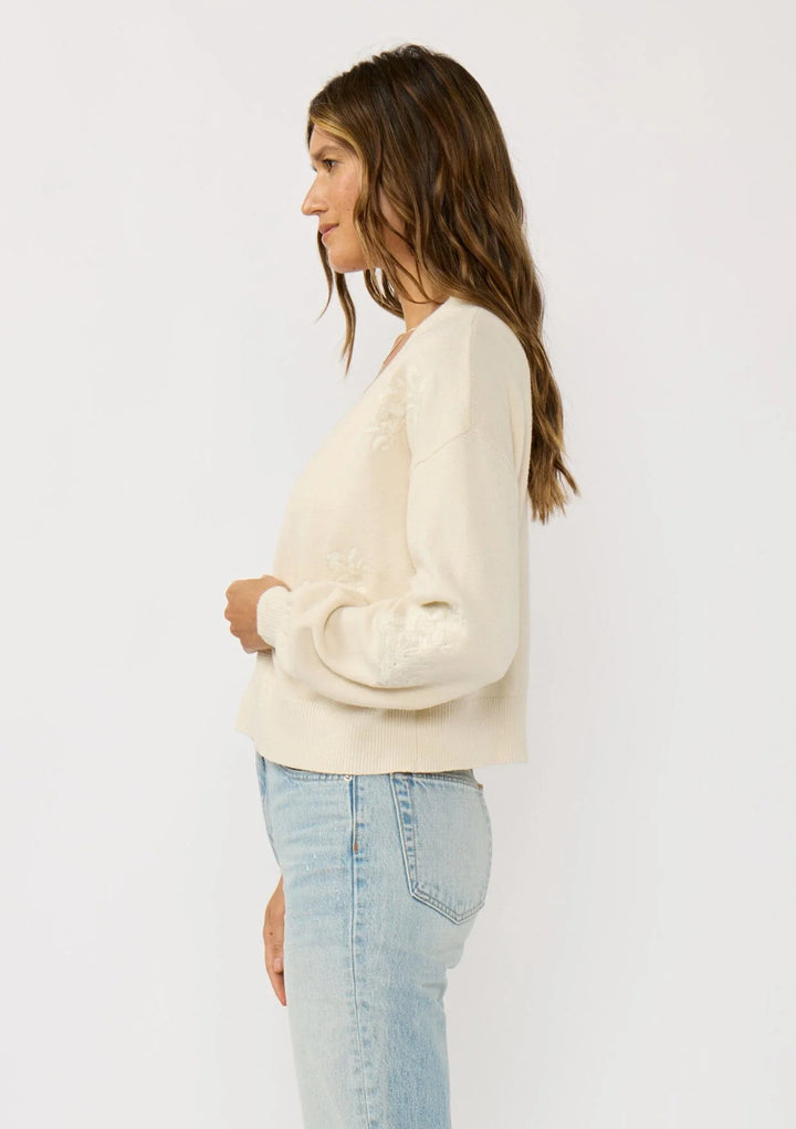 Lovestitch Brinley Embroidered Cardigan