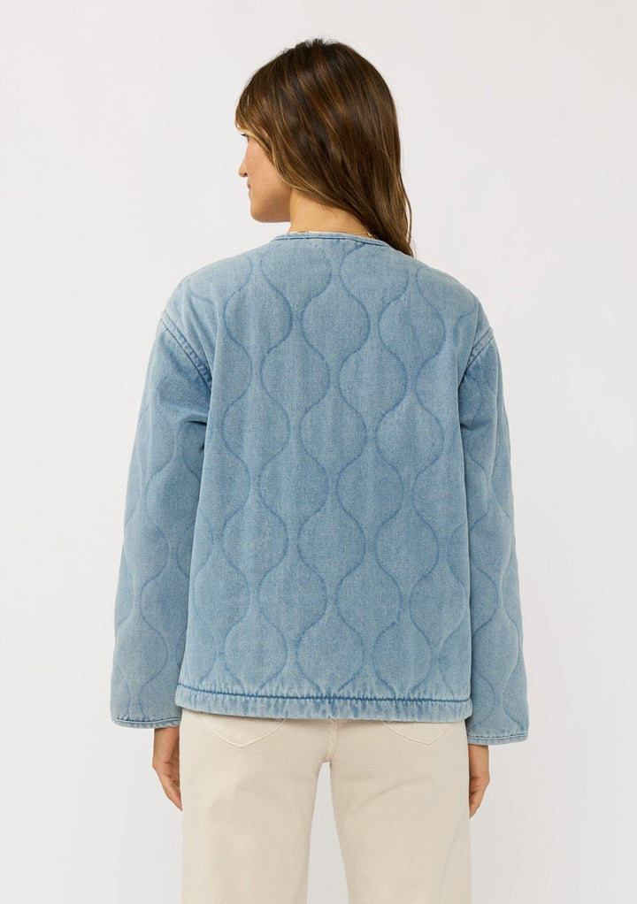 Lovestitch Quilted Denim Jacket