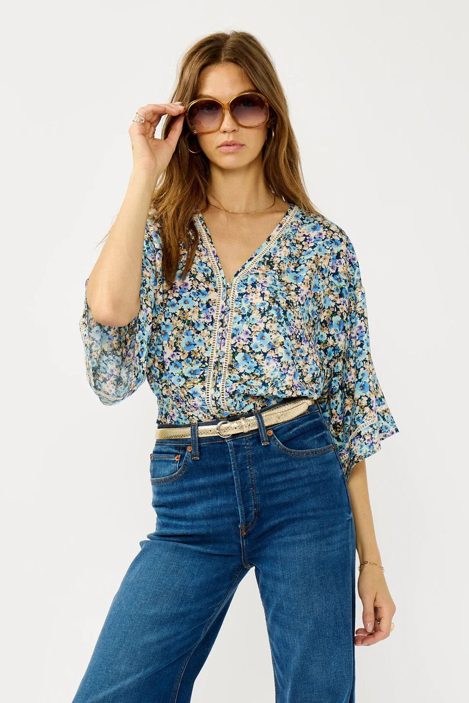 Lovestitch Garden Floral Blouse