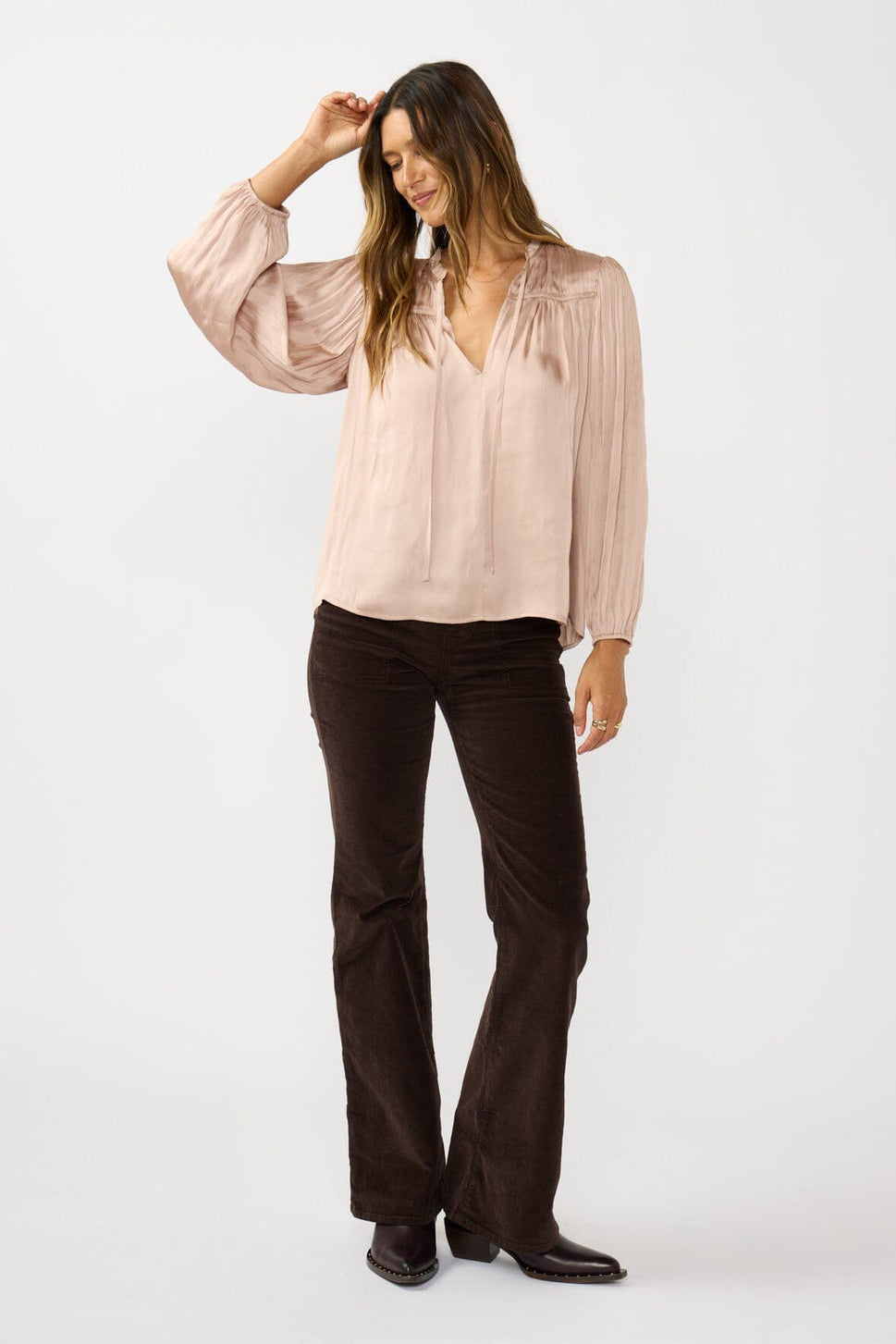 Lovestitch Corinne Pleated Blouse