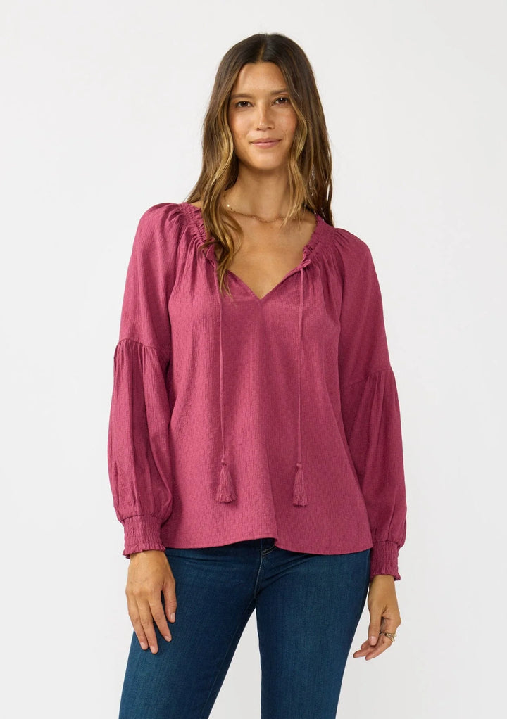 Lovestitch Shimmer Poet Blouse