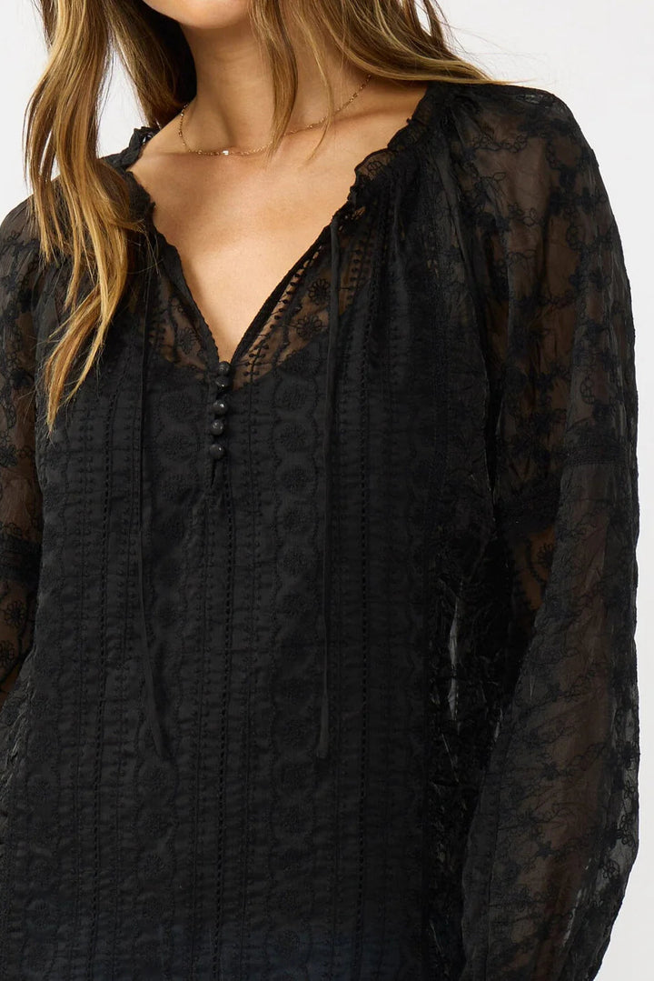 Lovestitch Moonlace Embroidered Blouse