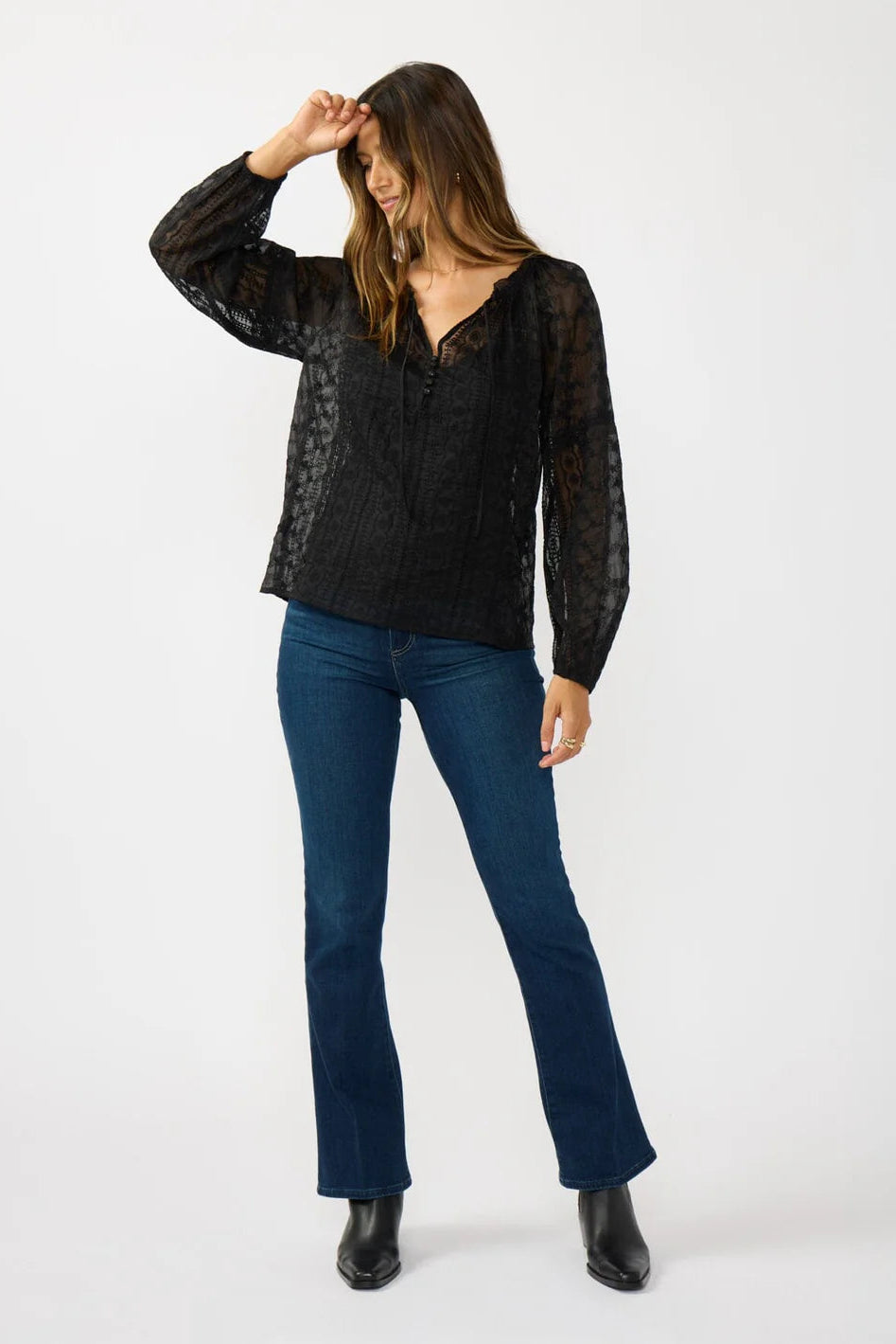 Lovestitch Moonlace Embroidered Blouse