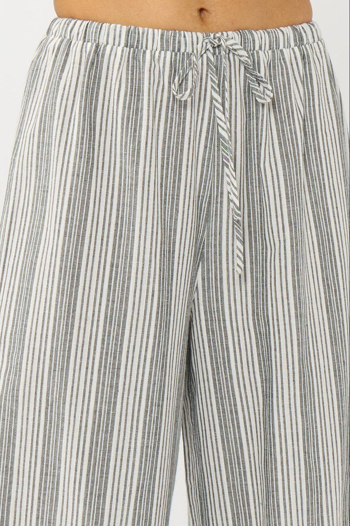 Lovestitch Voyage Striped Cotton Pant