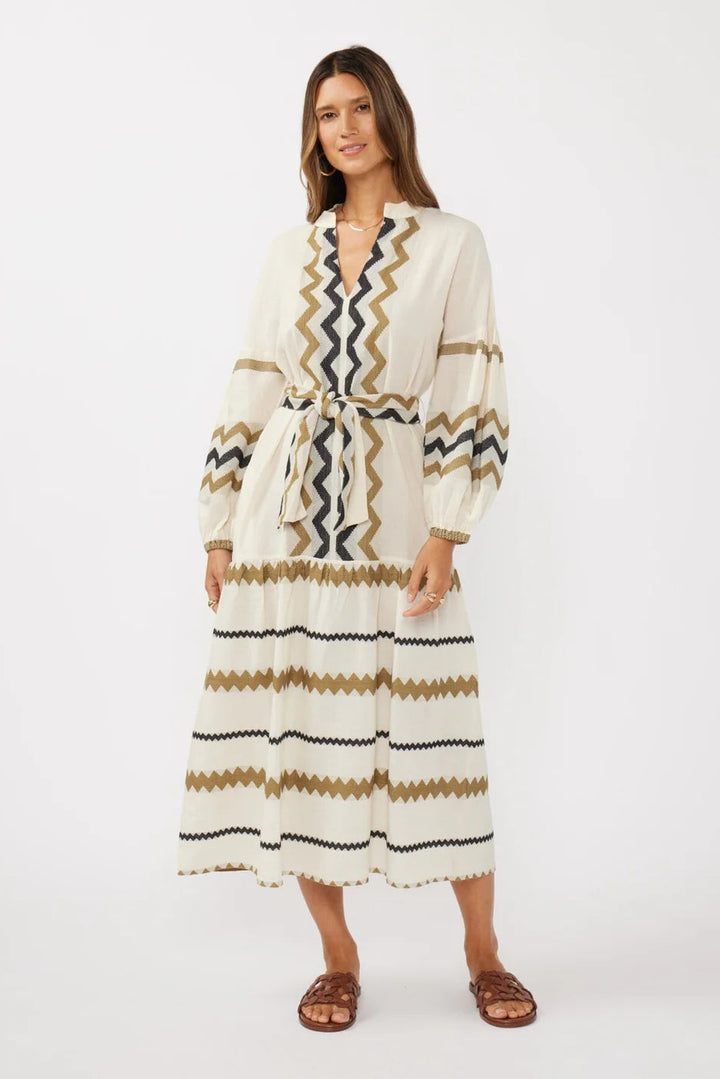 Lovestitch Mona Jacquard Maxi Dress