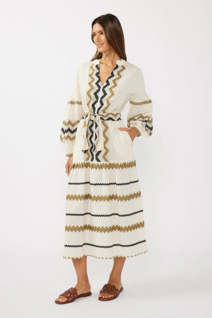 Lovestitch Mona Jacquard Maxi Dress