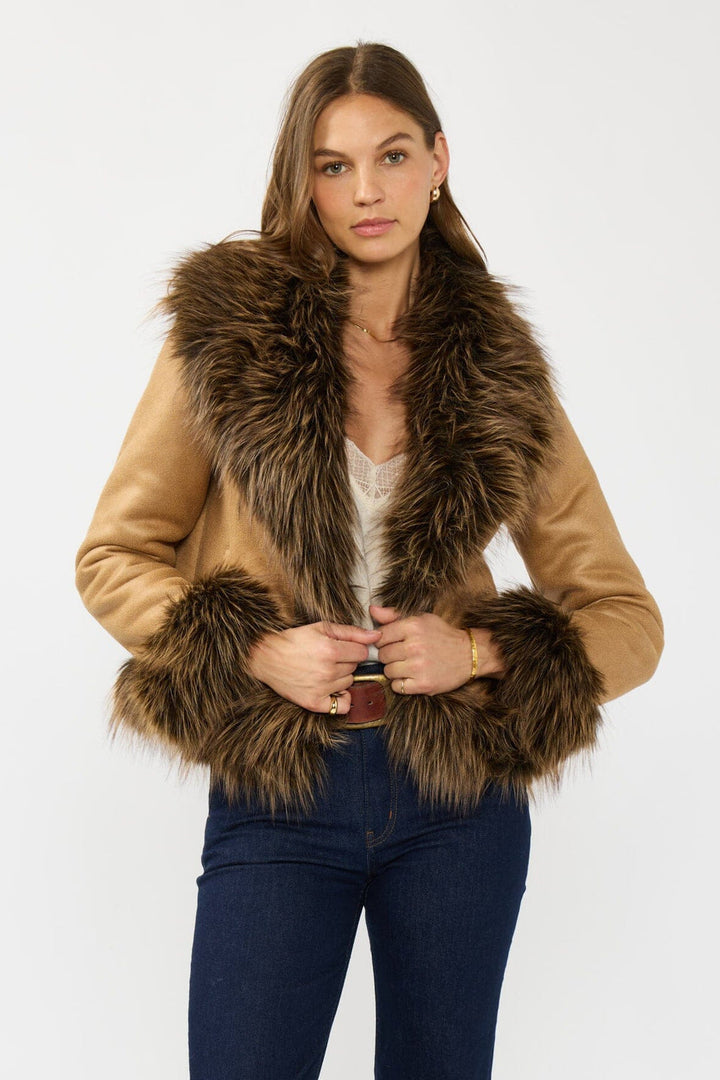 Lovestitch Aster Faux Fur Jacket