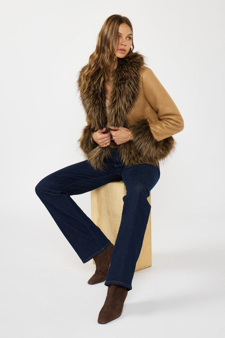 Lovestitch Aster Faux Fur Jacket