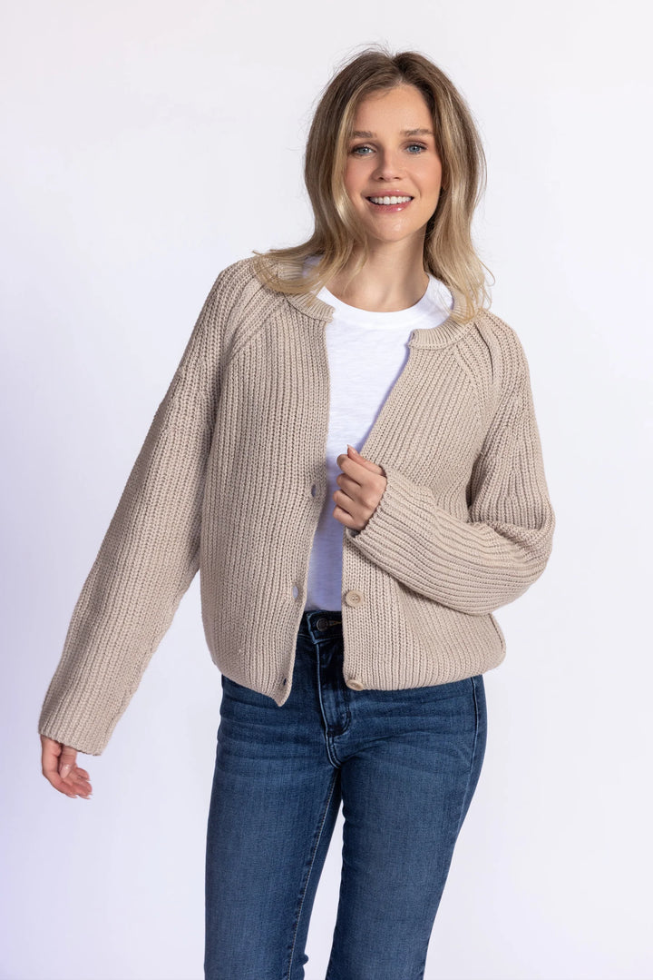 My Cozy Daphne Knit Cardigan (Neutral)