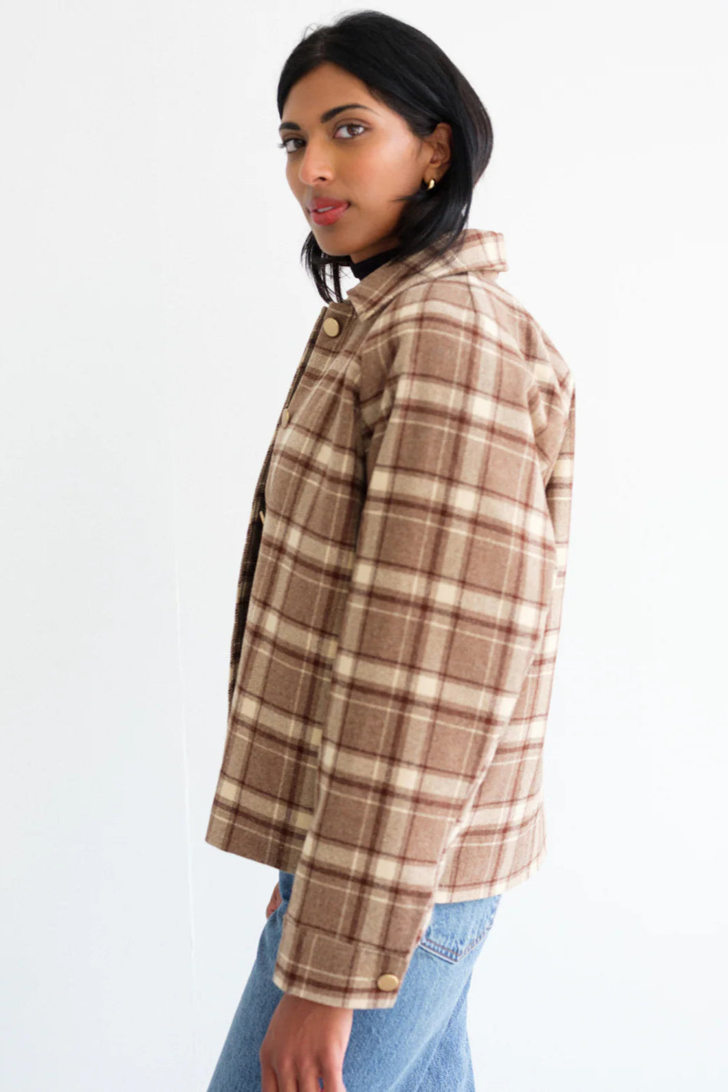 Brunette The Label Plaid Jacket