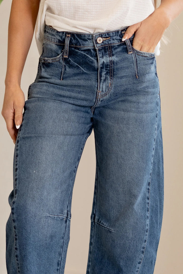 Kancan Low Slung Horseshoe Jean