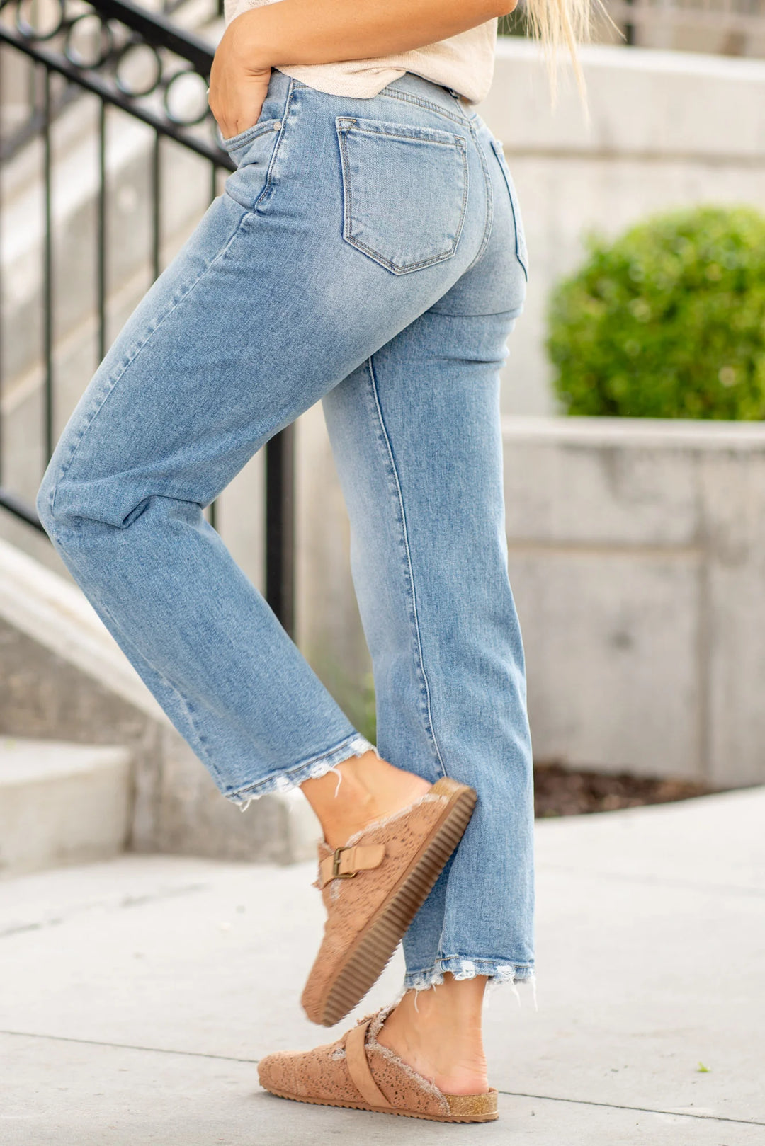 Kancan Melissa Slim Straight Leg Jean