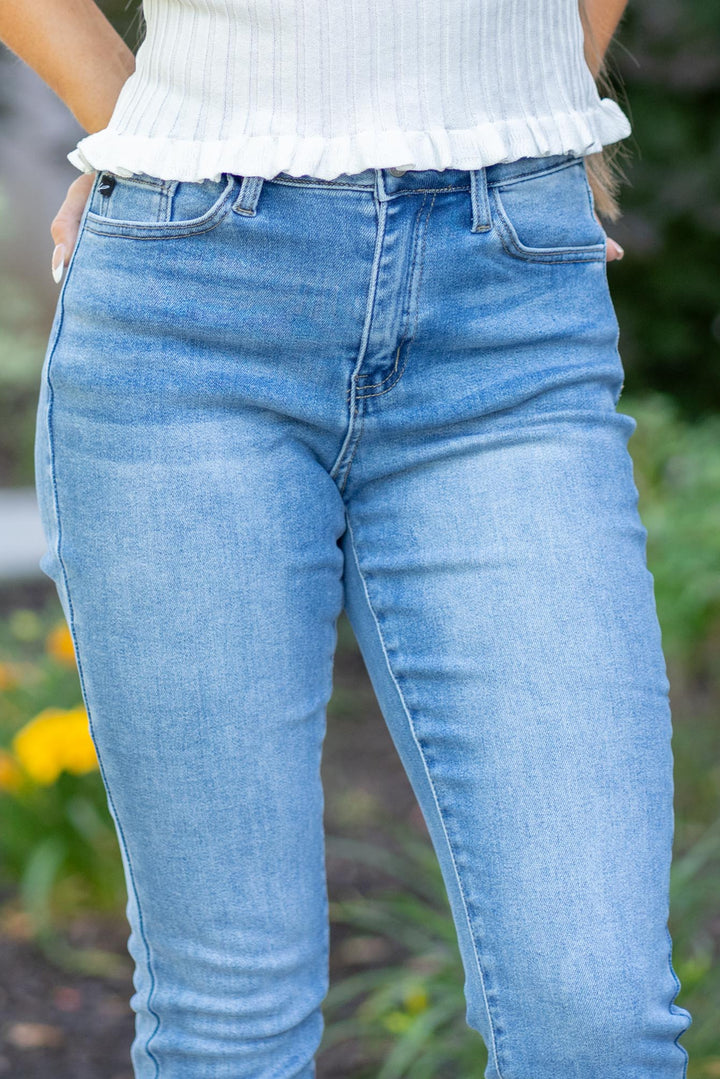 Kancan Curvy Fit Slim Leg Jean