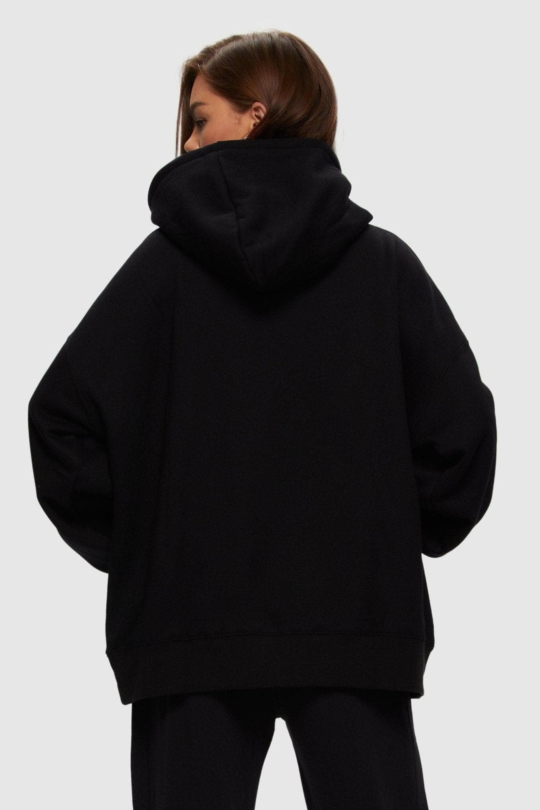 Kuwalla Oversized Boyfriend Hoodie (Black)