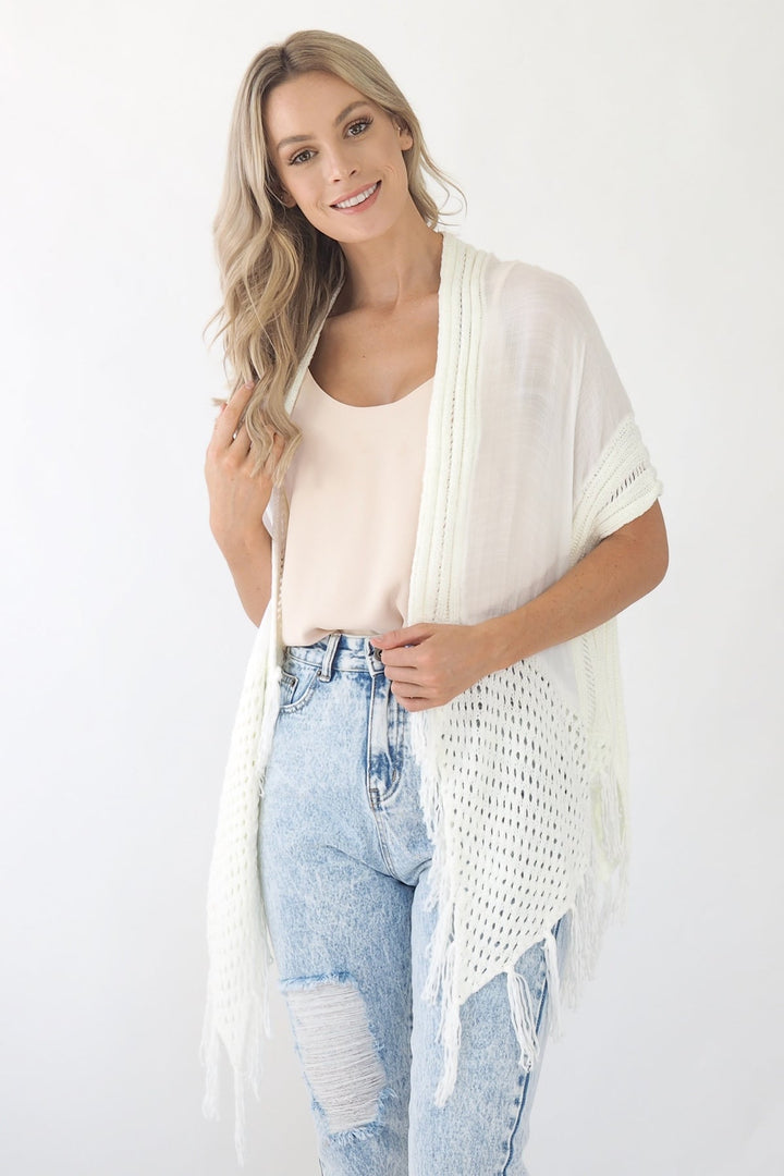 My Cozy Crochet Cardigan (Ivory)