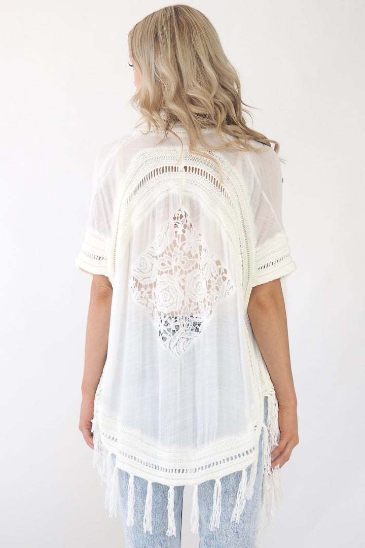 My Cozy Crochet Cardigan (Ivory)