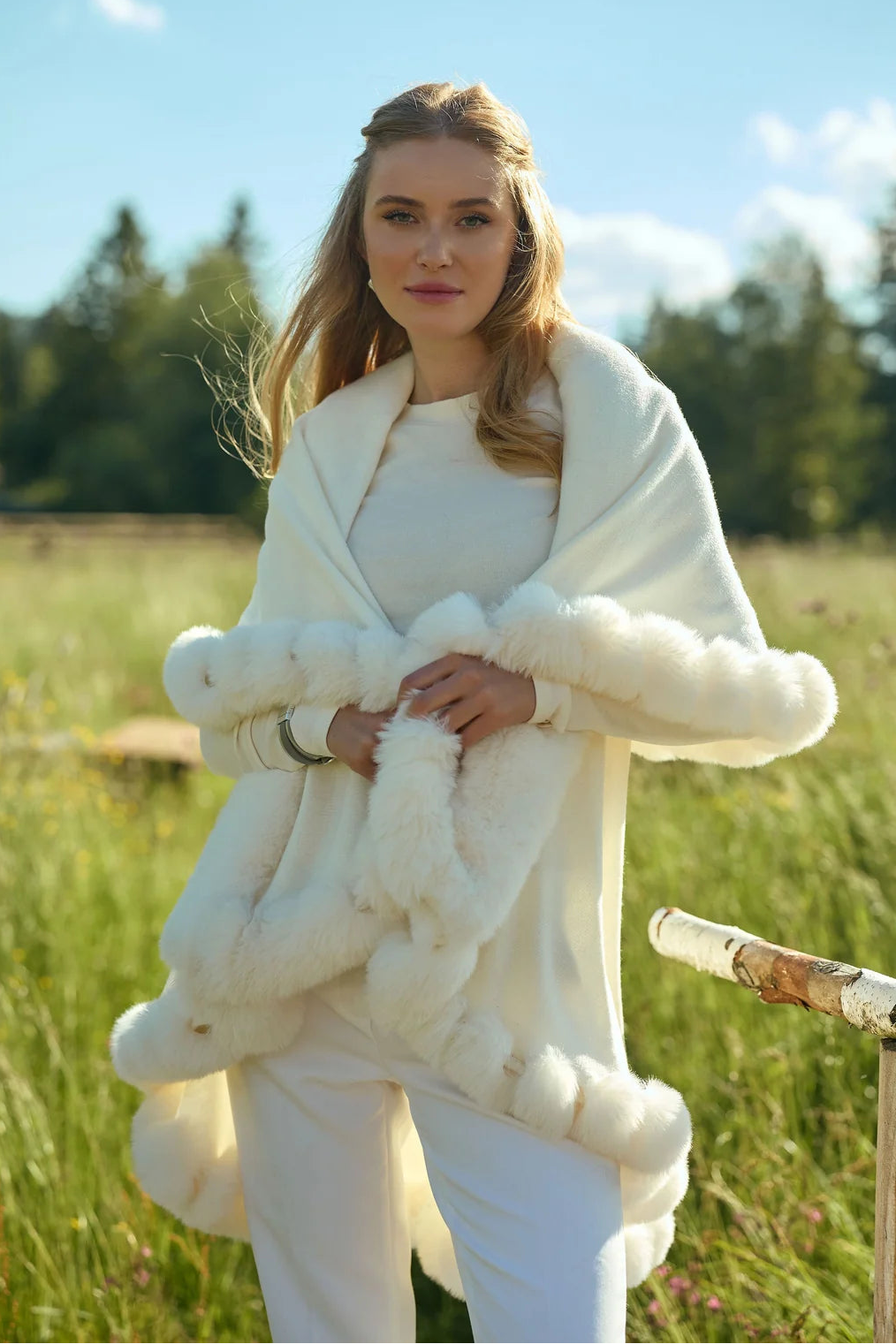 WBG Aspen Cardigan (White)