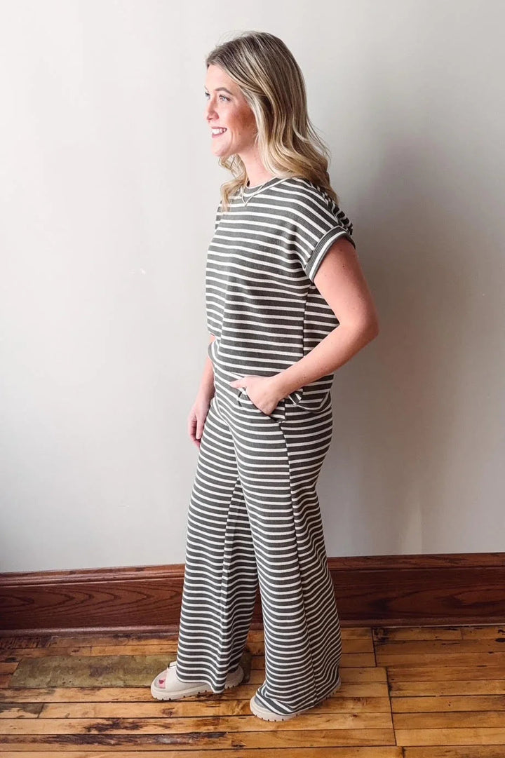Sunday Edition Marco Striped Lounge Pant