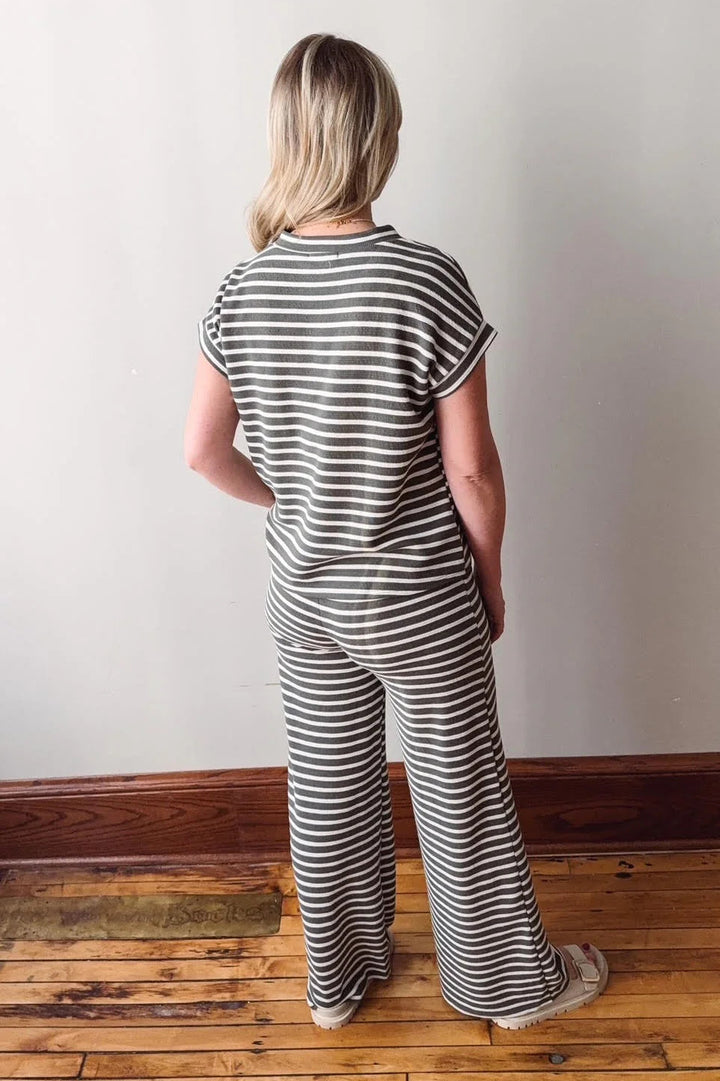 Sunday Edition Marco Striped Lounge Pant