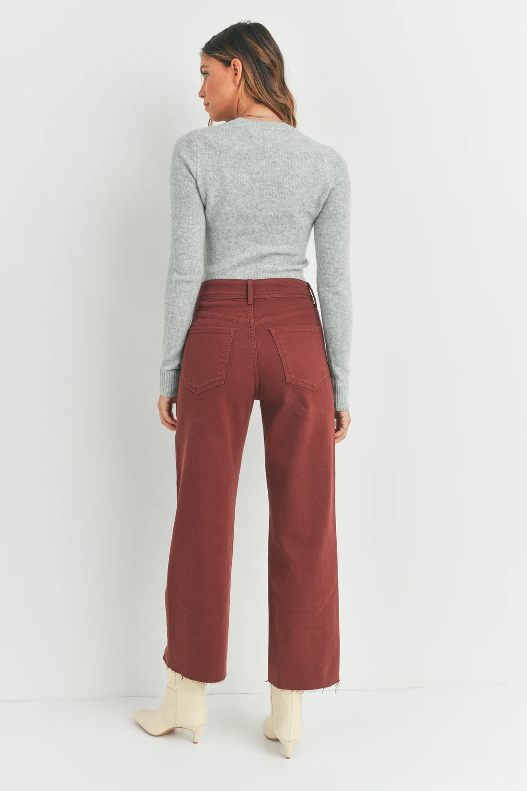 Just Black Wide Leg Utility Pant