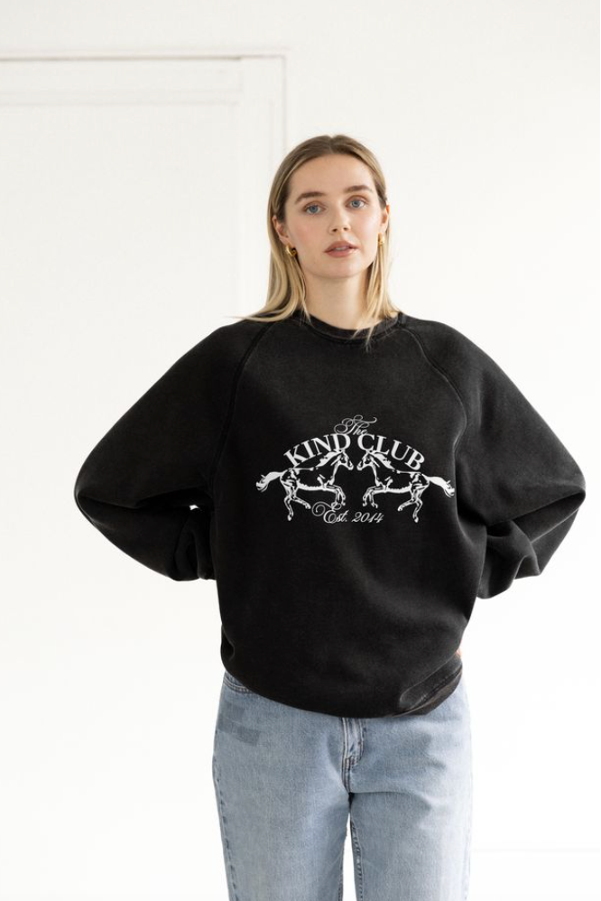 Brunette The Label Kind Club Crew Neck