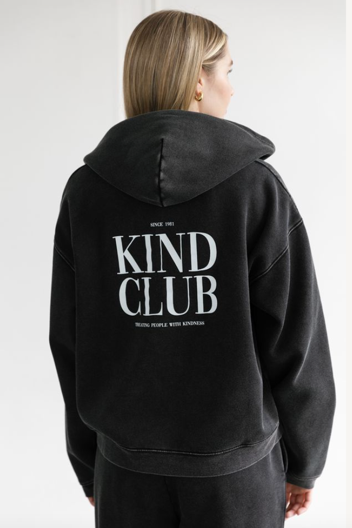 Brunette The Label Kind Club Full Zip Hoodie