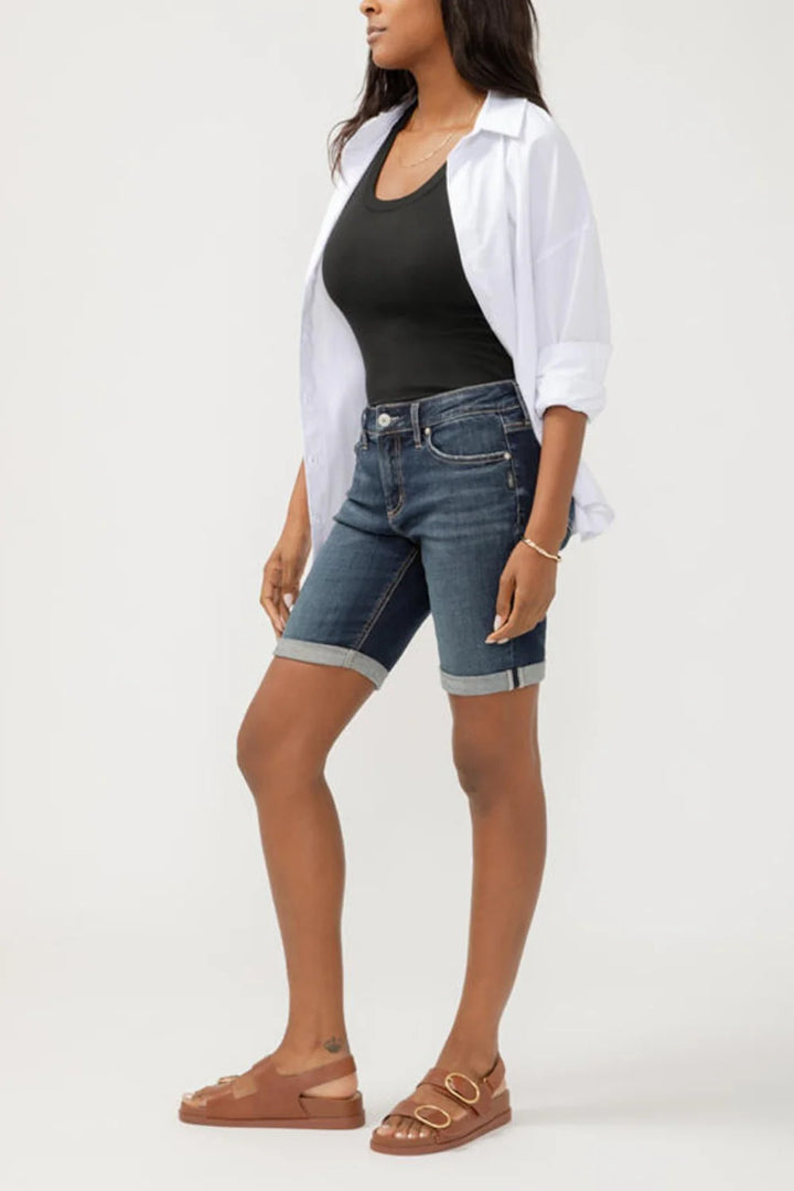 Silver Elyse Bermuda Shorts