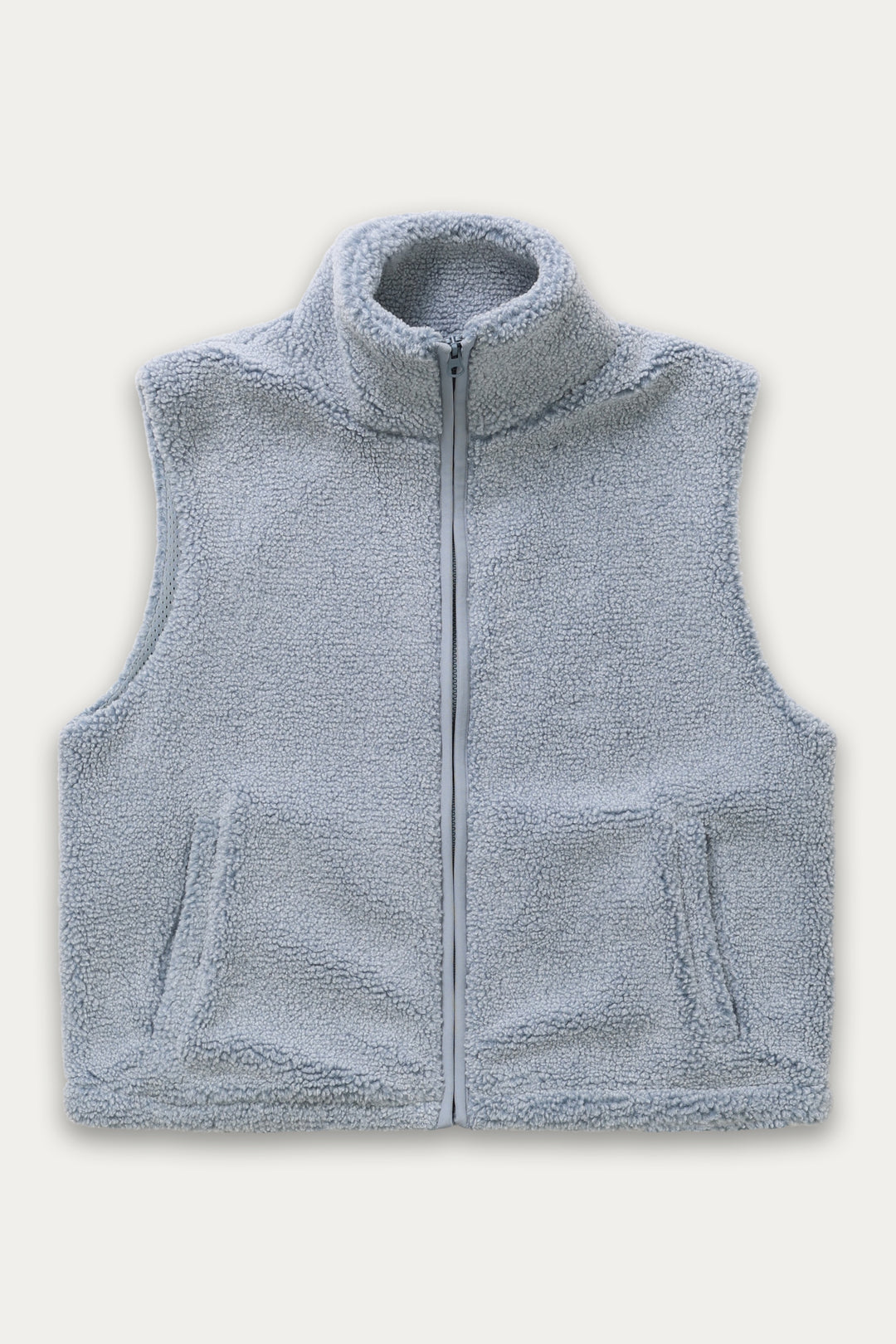 Kuwalla Sherpa Polar Zip Vest (Frosty Blue)