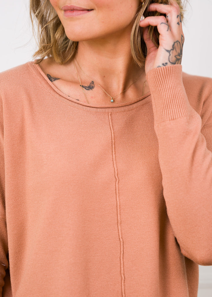 Dreamy Pullover Sweater (Sepia)
