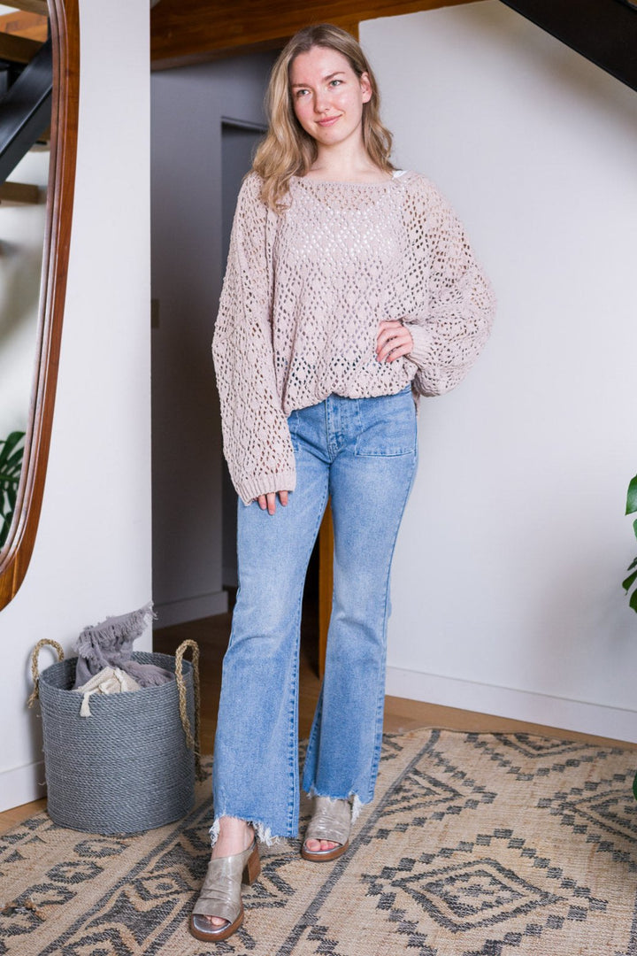 My Cozy Tea Time Sweater (Nude)