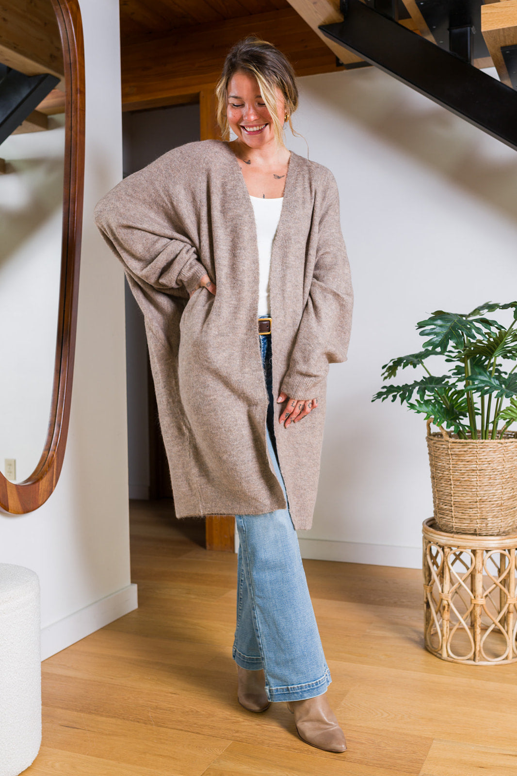 My Cozy Cocoon Duster (Mocha)