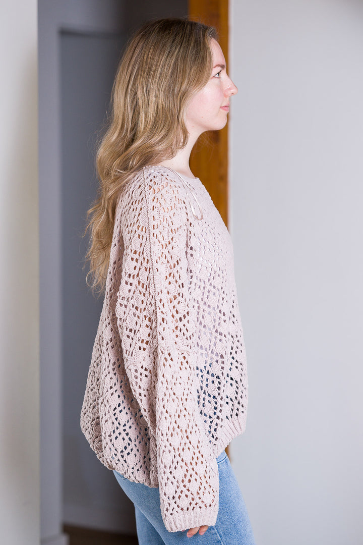 My Cozy Tea Time Sweater (Nude)