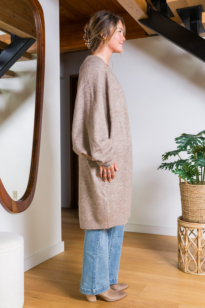 My Cozy Cocoon Duster (Mocha)