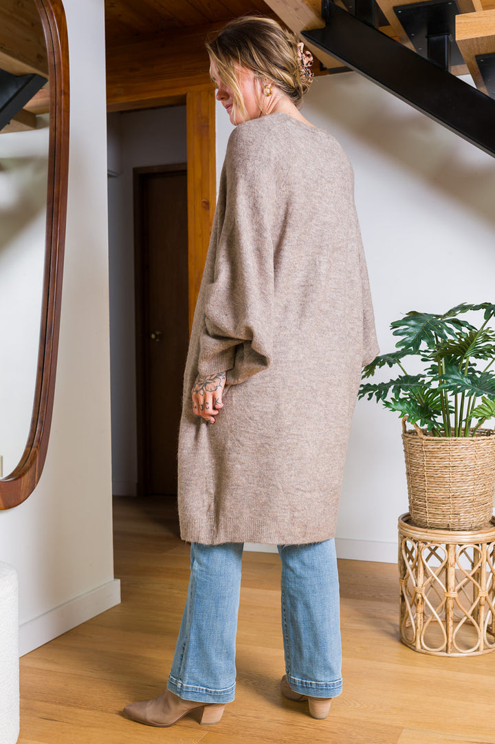 My Cozy Cocoon Duster (Mocha)