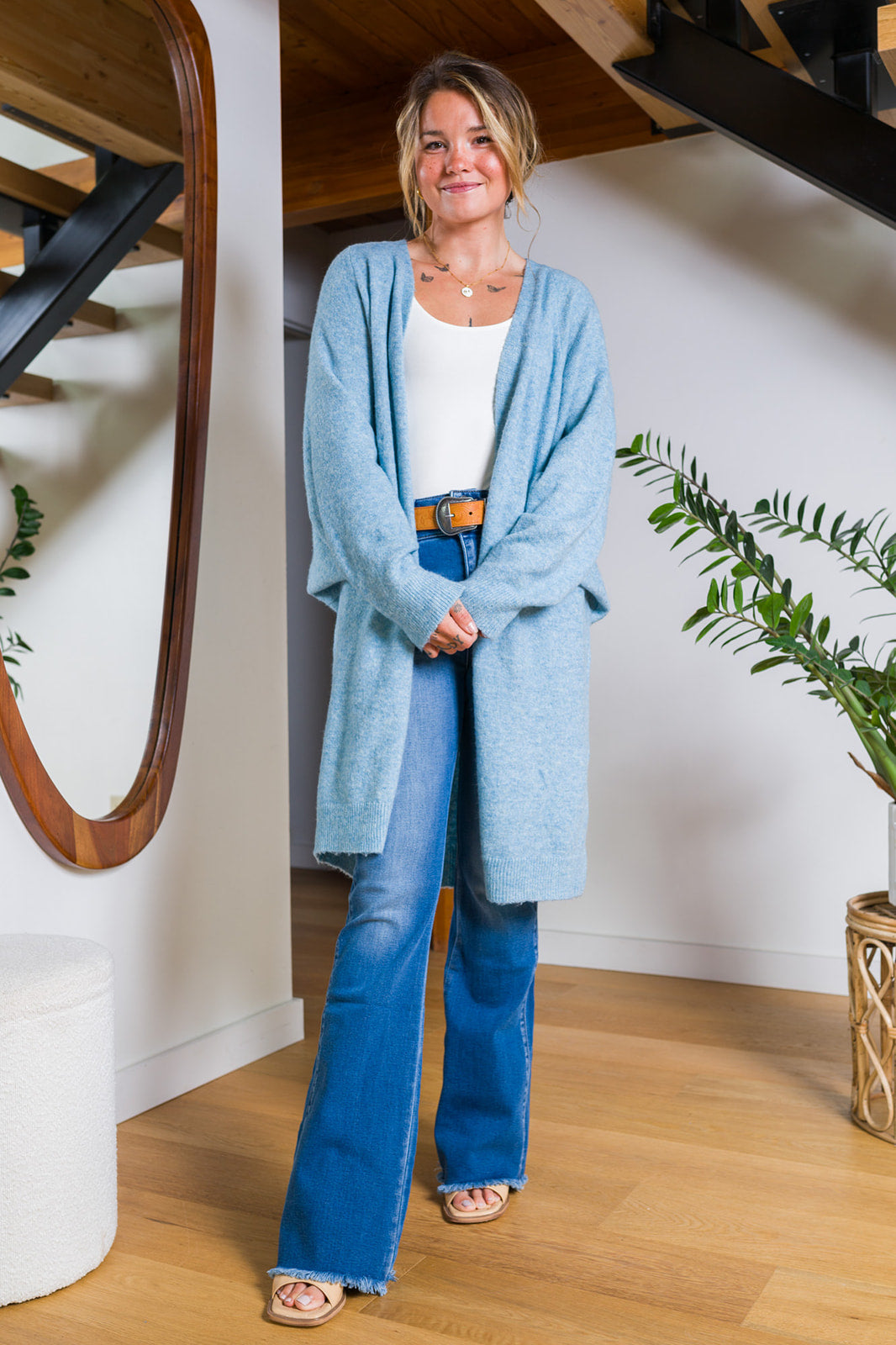 My Cozy Cocoon Duster (Baby Blue)