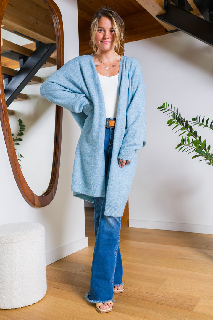 My Cozy Cocoon Duster (Baby Blue)