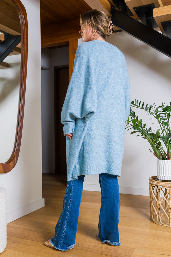 My Cozy Cocoon Duster (Baby Blue)