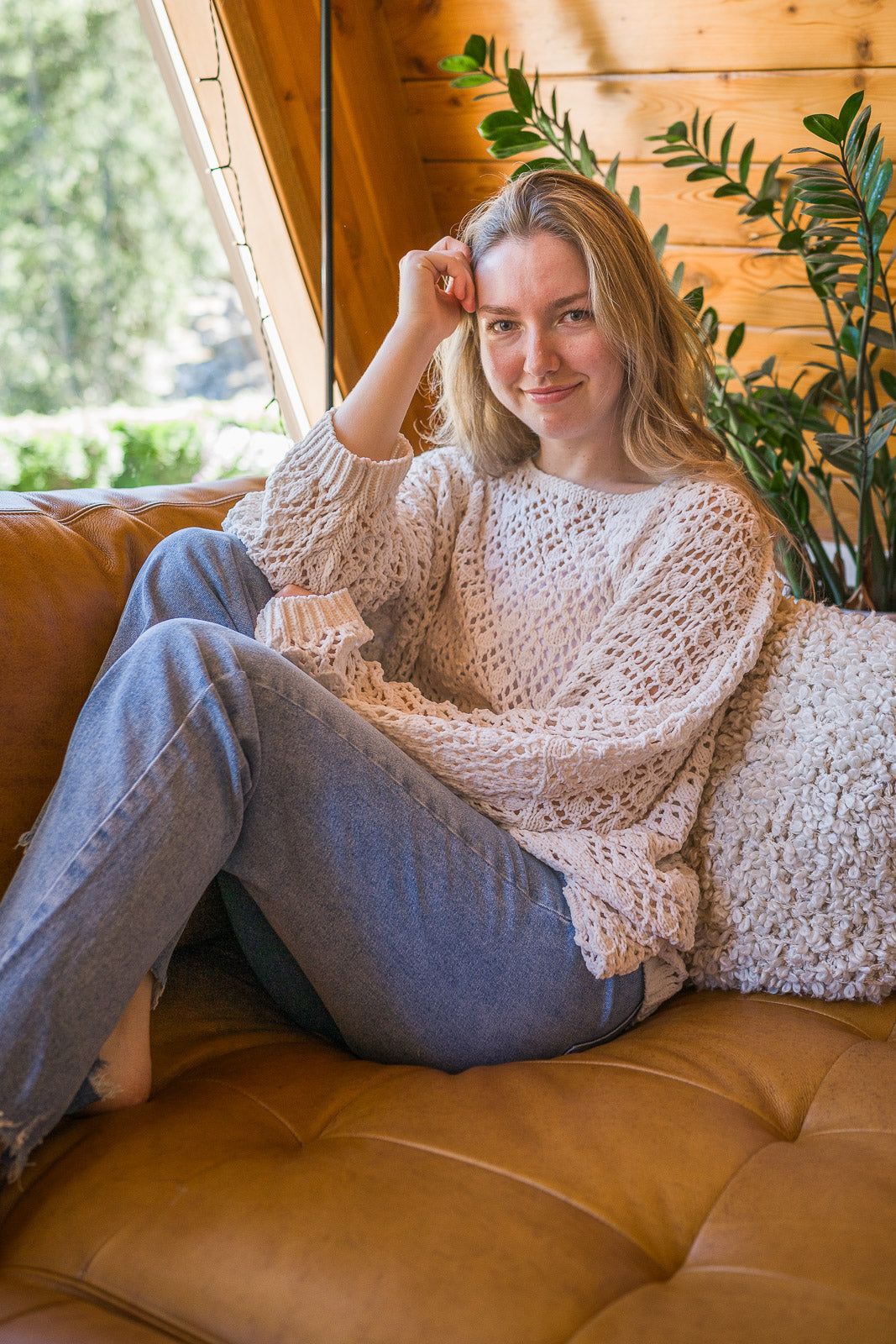 My Cozy Tea Time Sweater (Ivory)