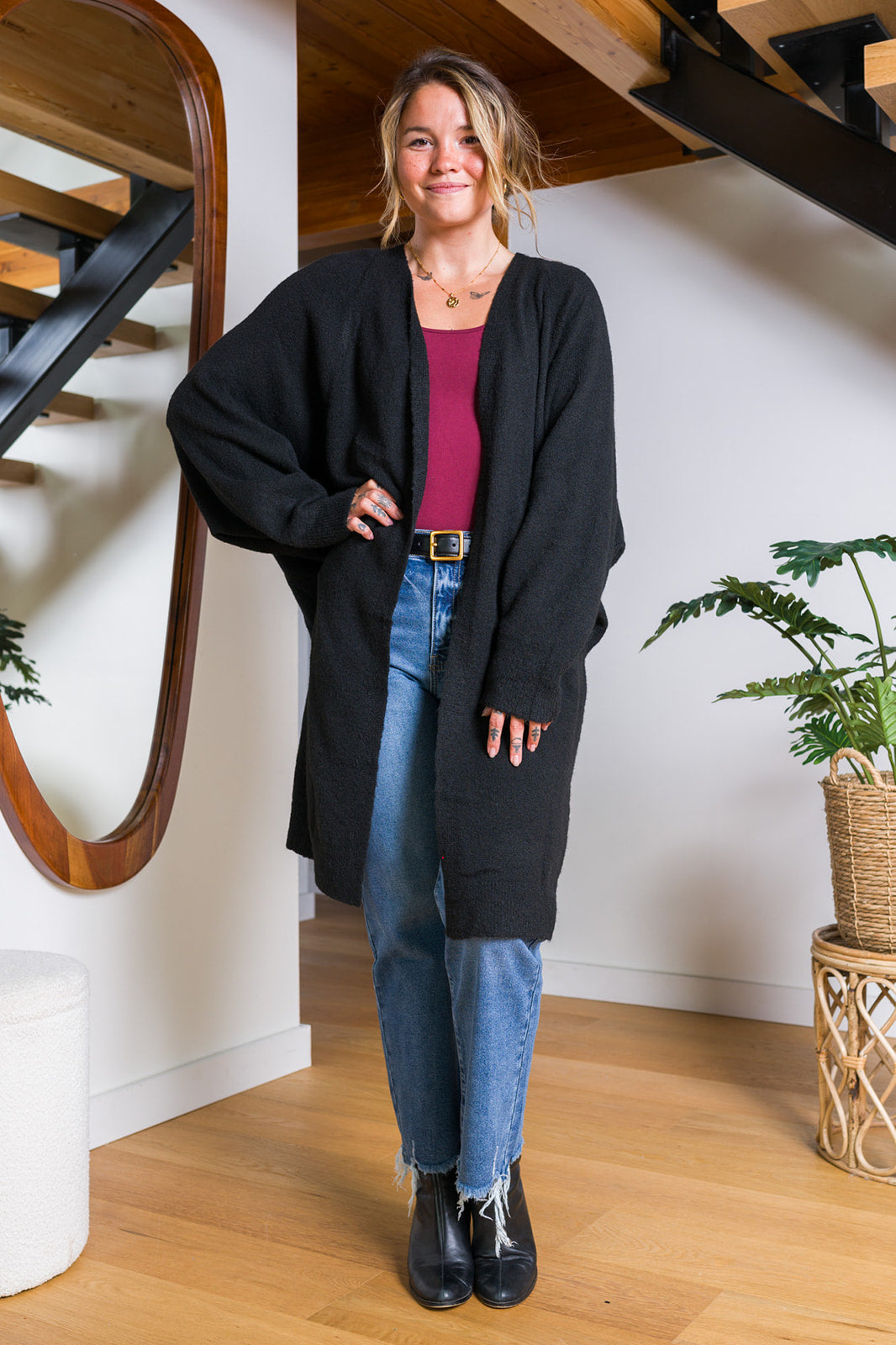 My Cozy Cocoon Duster (Black)