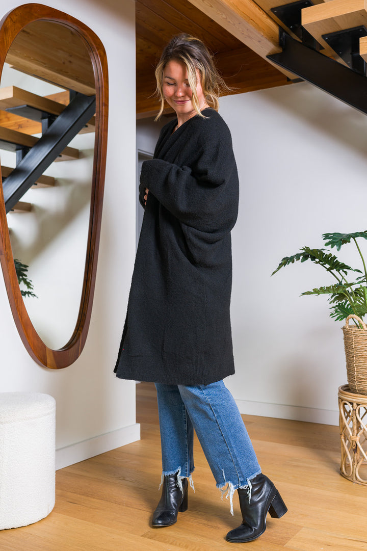 My Cozy Cocoon Duster (Black)