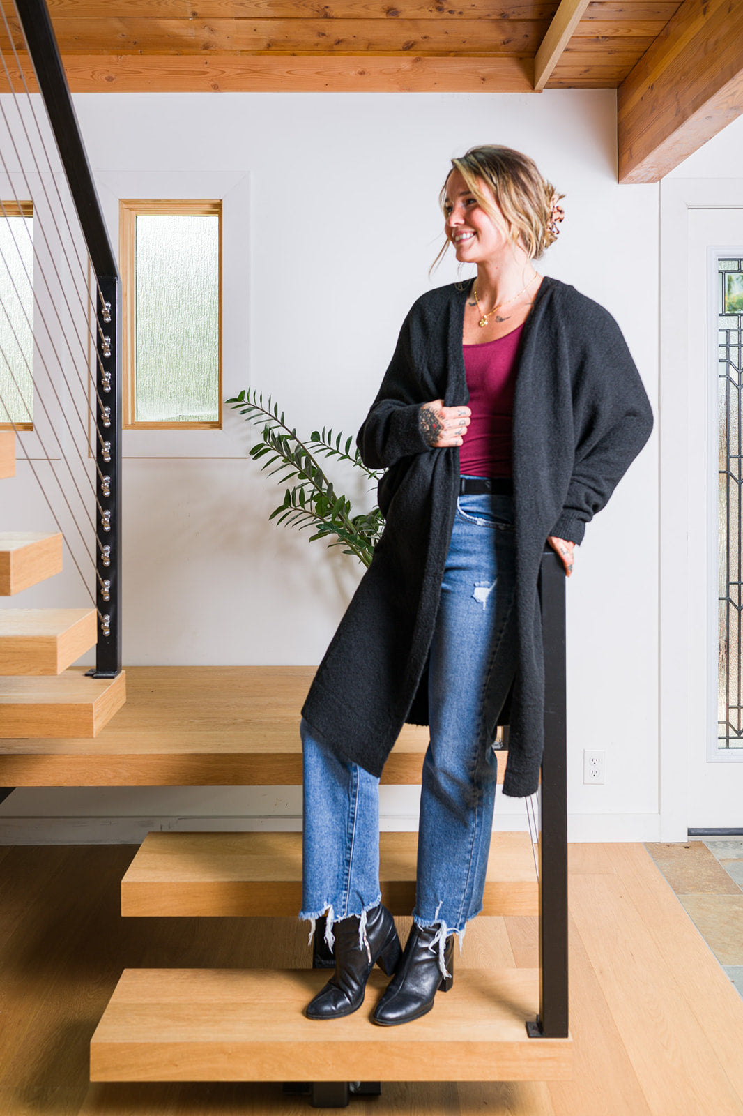 My Cozy Cocoon Duster (Black)