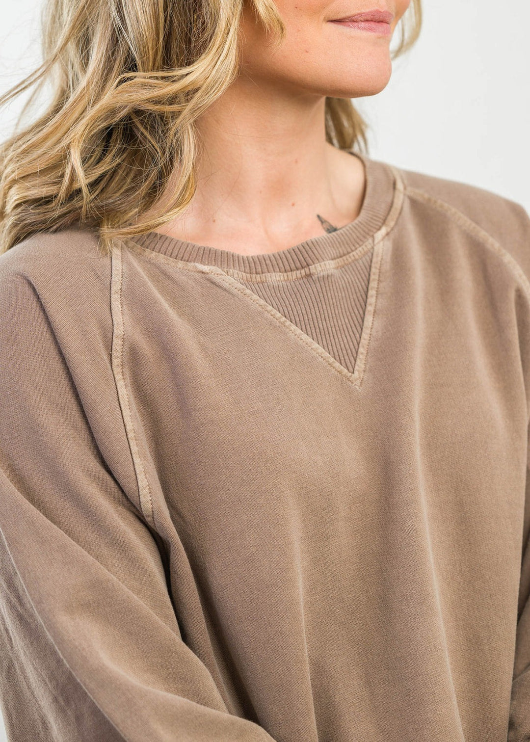 Zen French Terry Sweatshirt (Mocha)